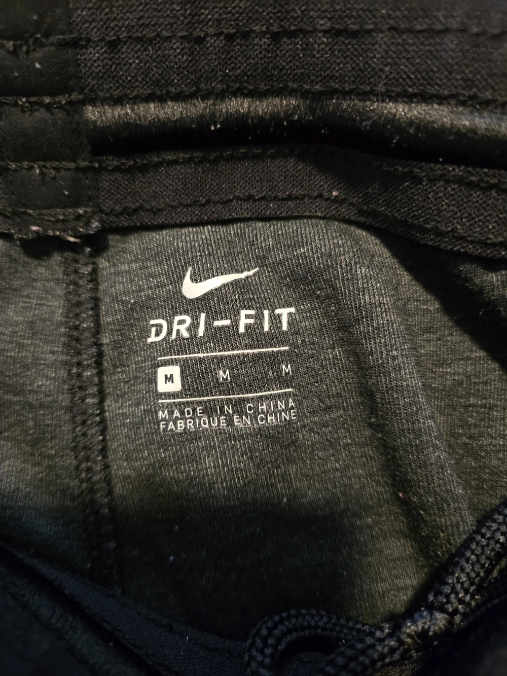 Nike Black Kids Jogger Sweatpants with White Swoosh